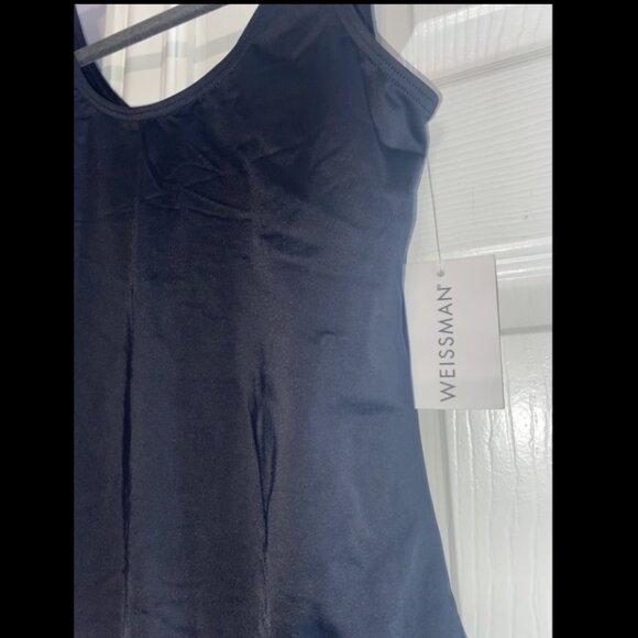 Size women's MA (8/10) black classic tank leotard, dancewear, athletic wear - Picture 4 of 6